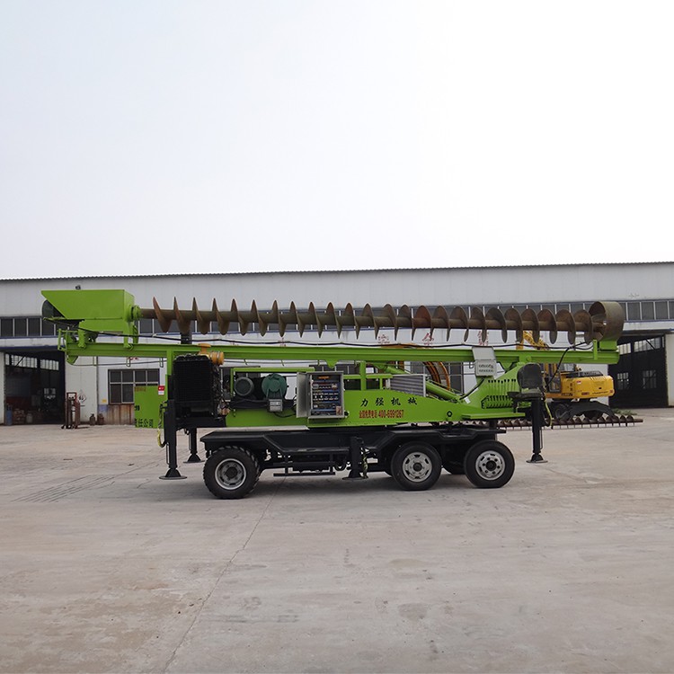Wheel Spiral Pile Driver
